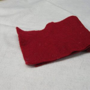 Panno lana rosso scuro 50 x 70 cm