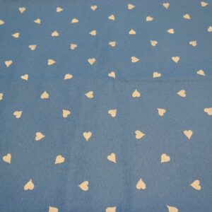 pannolenci azzurro cno cuori bianchi 45x50 cm